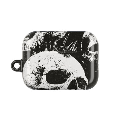 Punk Skull Riot · Hard Case for AirPods & AirPods Pro · Black