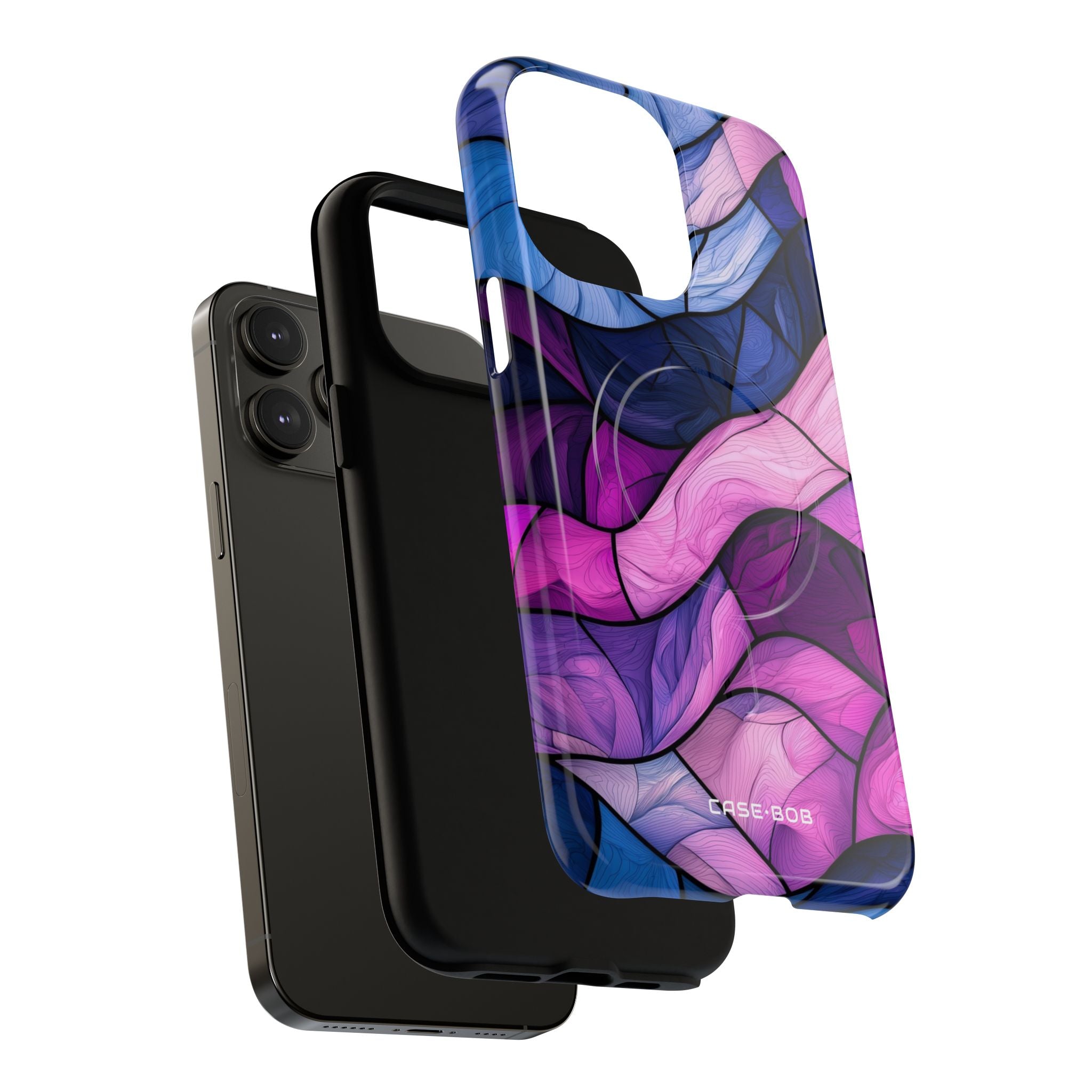 Wellenartiger Glow iPhone 14 Pro Max Case - Tough+