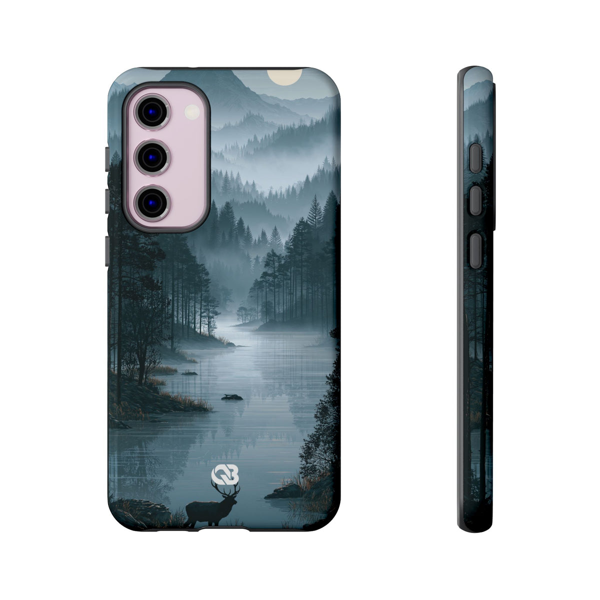 Silent Nordic Fjord · Tough Phone Case for Samsung · Blue