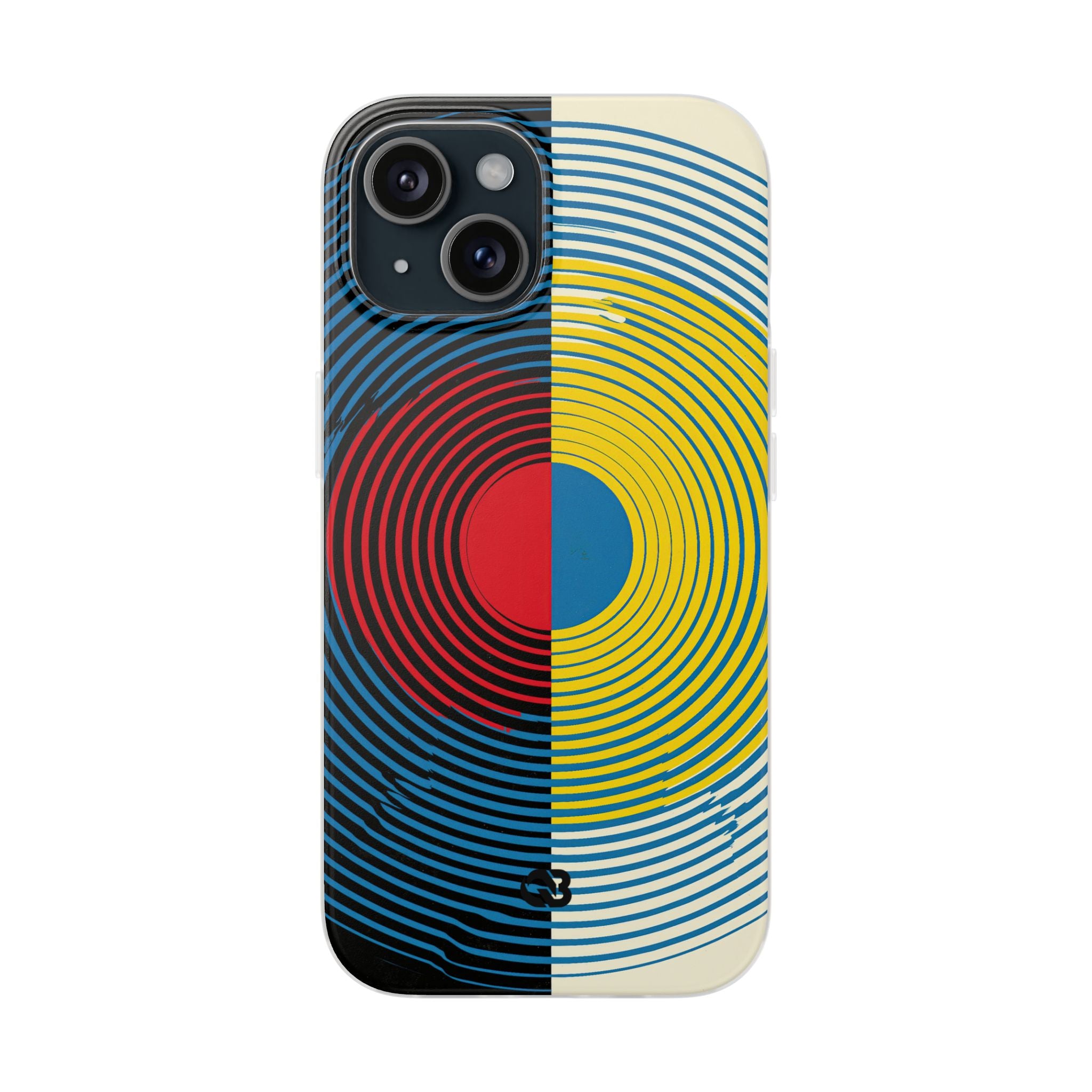 Blue Lite Phone Case for iPhone - Primary Circuit Orbit