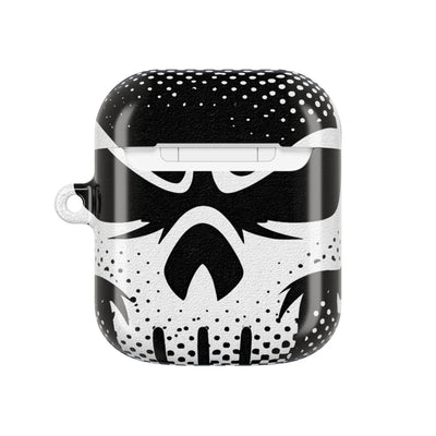 Phantom Halftone · Hard Case for AirPods & AirPods Pro · Black