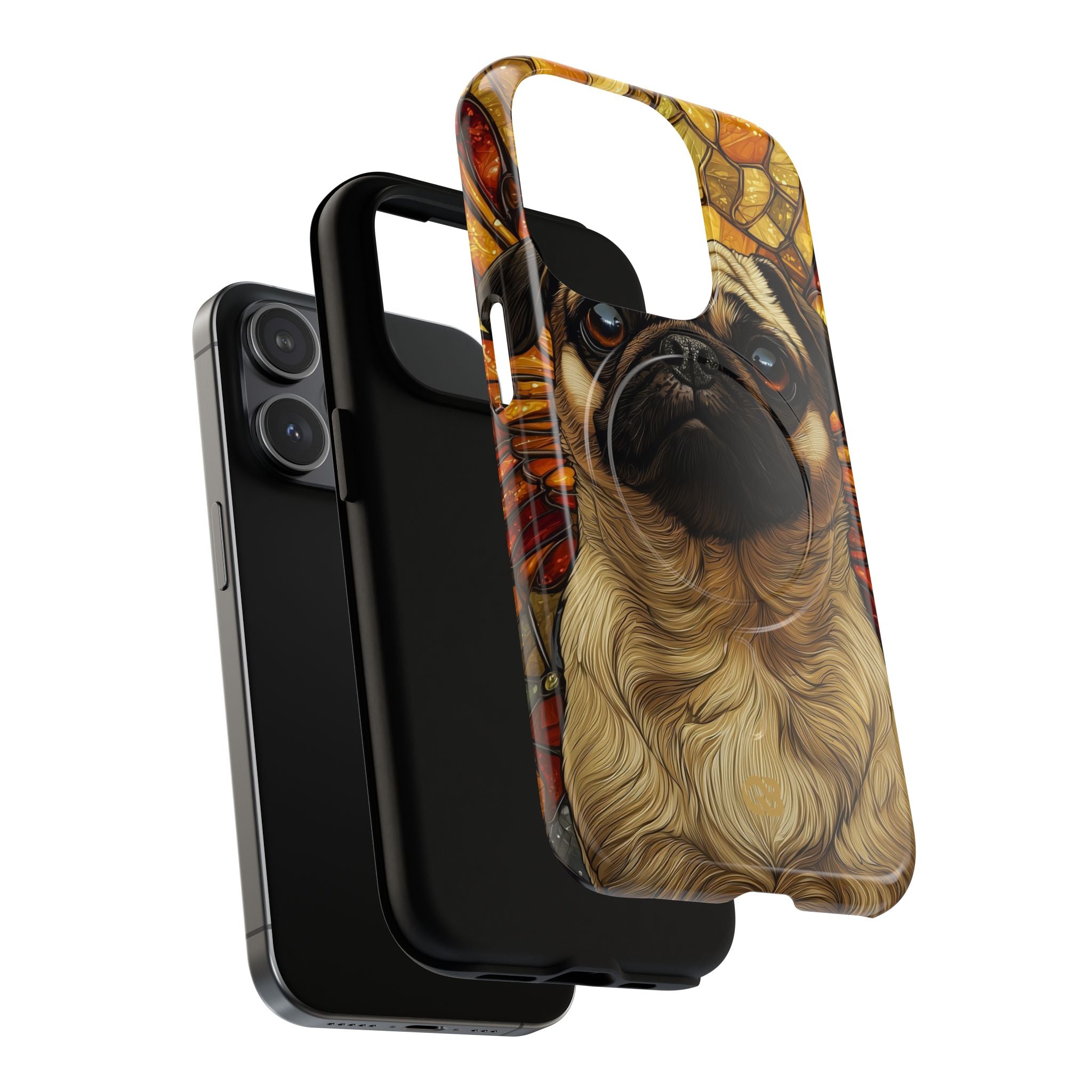 Amber Pug Divinità · Tough+ Custodia per iPhone · Magsafe