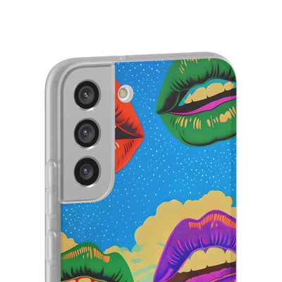 Electric Cosmic Lips · Soft Handyhülle für Samsung