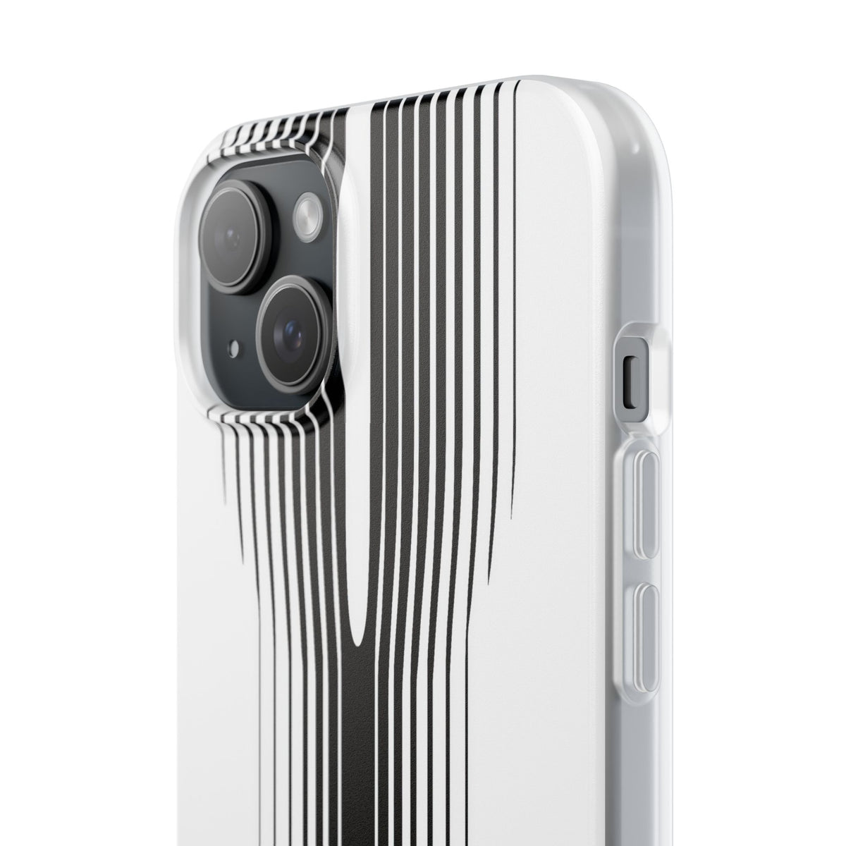 Linear Compression · Lite Phone Case for iPhone ·  Black
