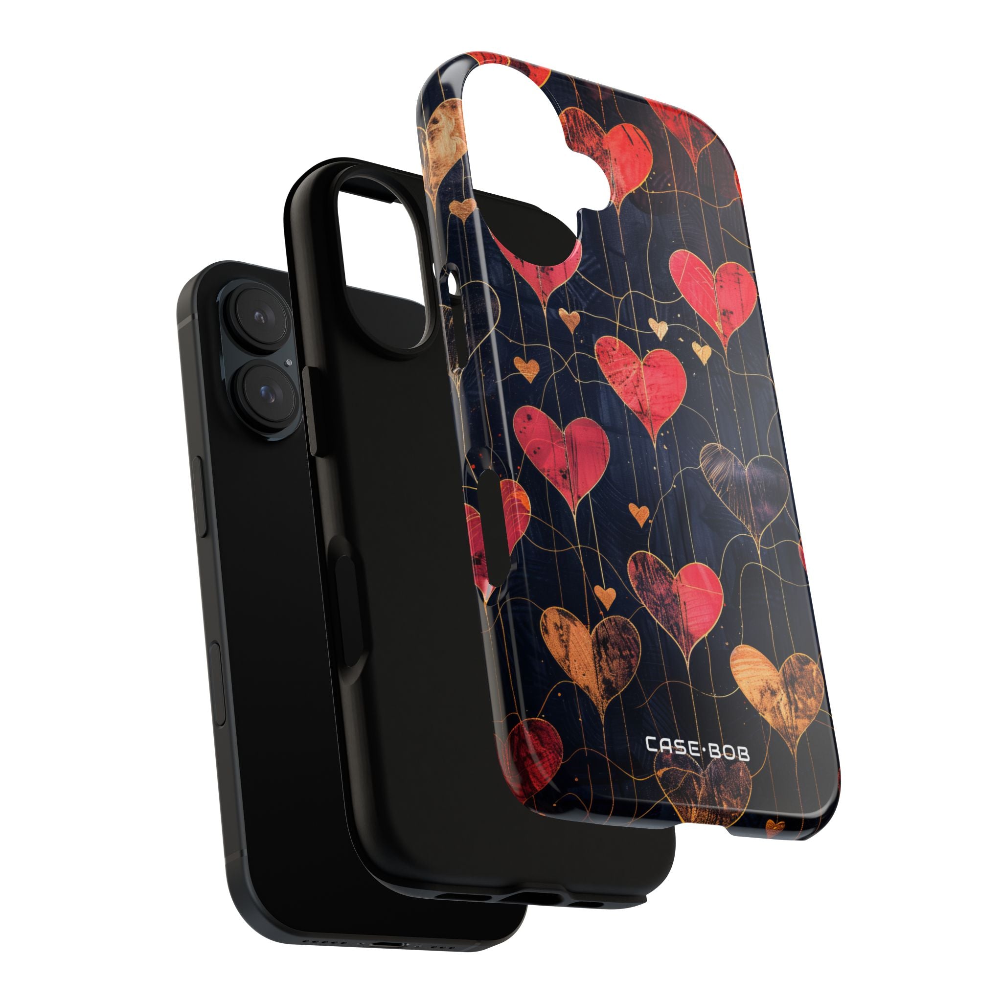 Golden Hearts Network iPhone 16 Case - Tough