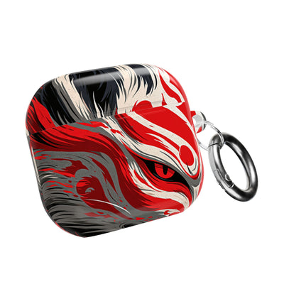Crimson Kitsune Spirit · Hard Case for AirPods & AirPods Pro · Red