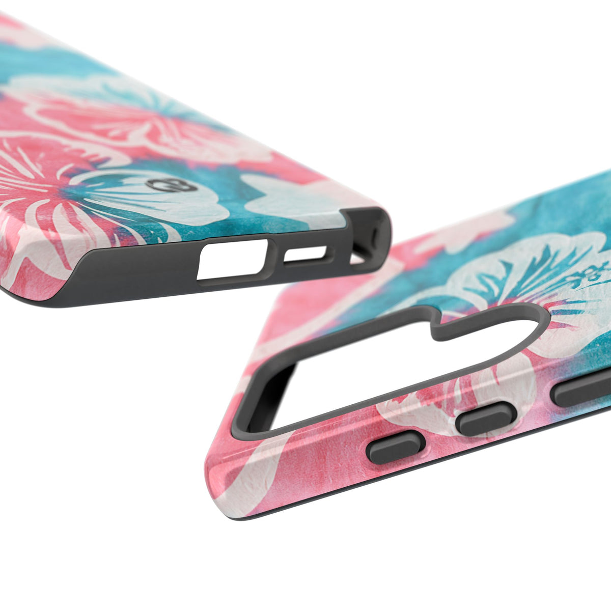 Tropical Hibiscus Bloom · Tough Phone Case for Samsung · Teal