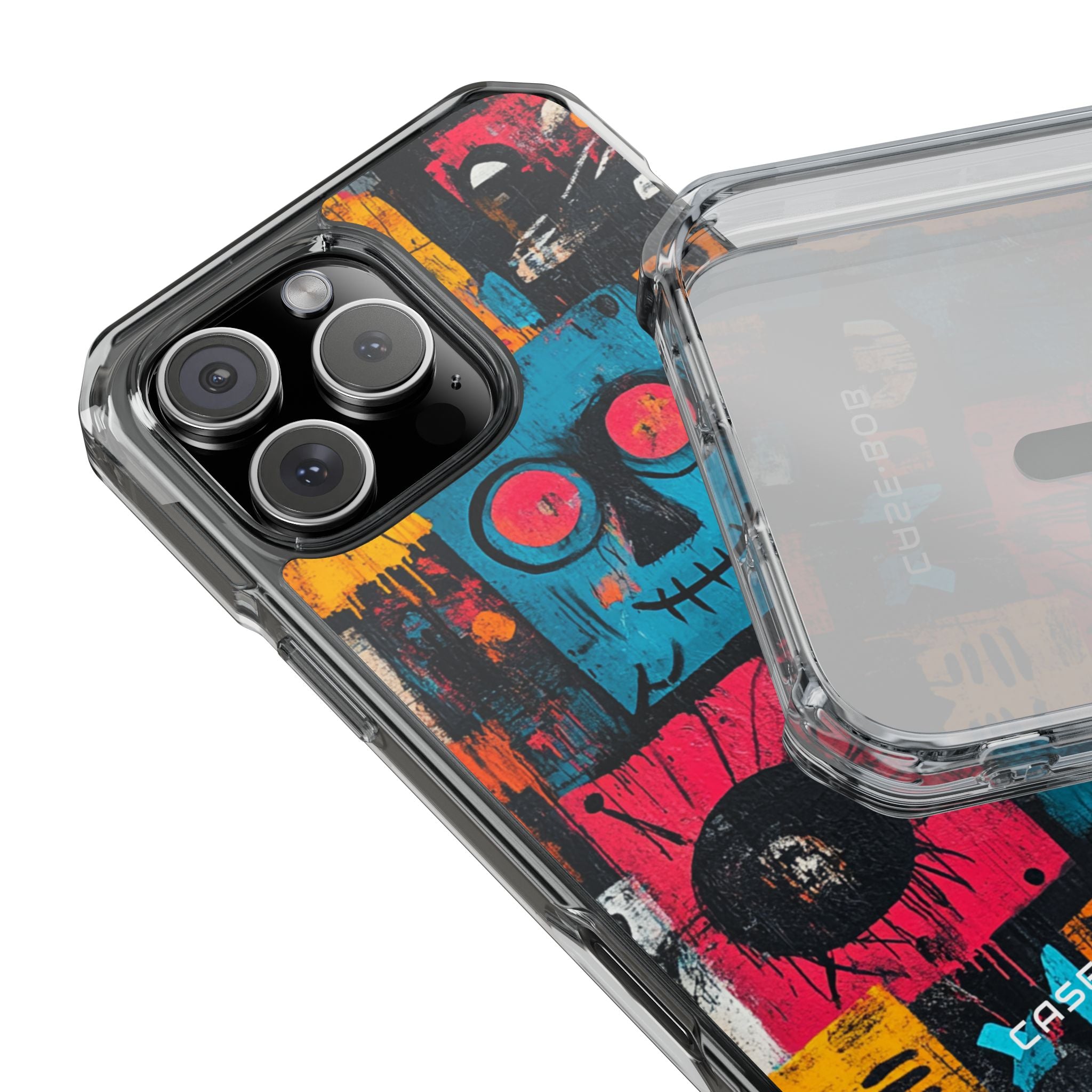 Sininen ommel hymy iPhone 16 Pro Max - Impact suojakotelo