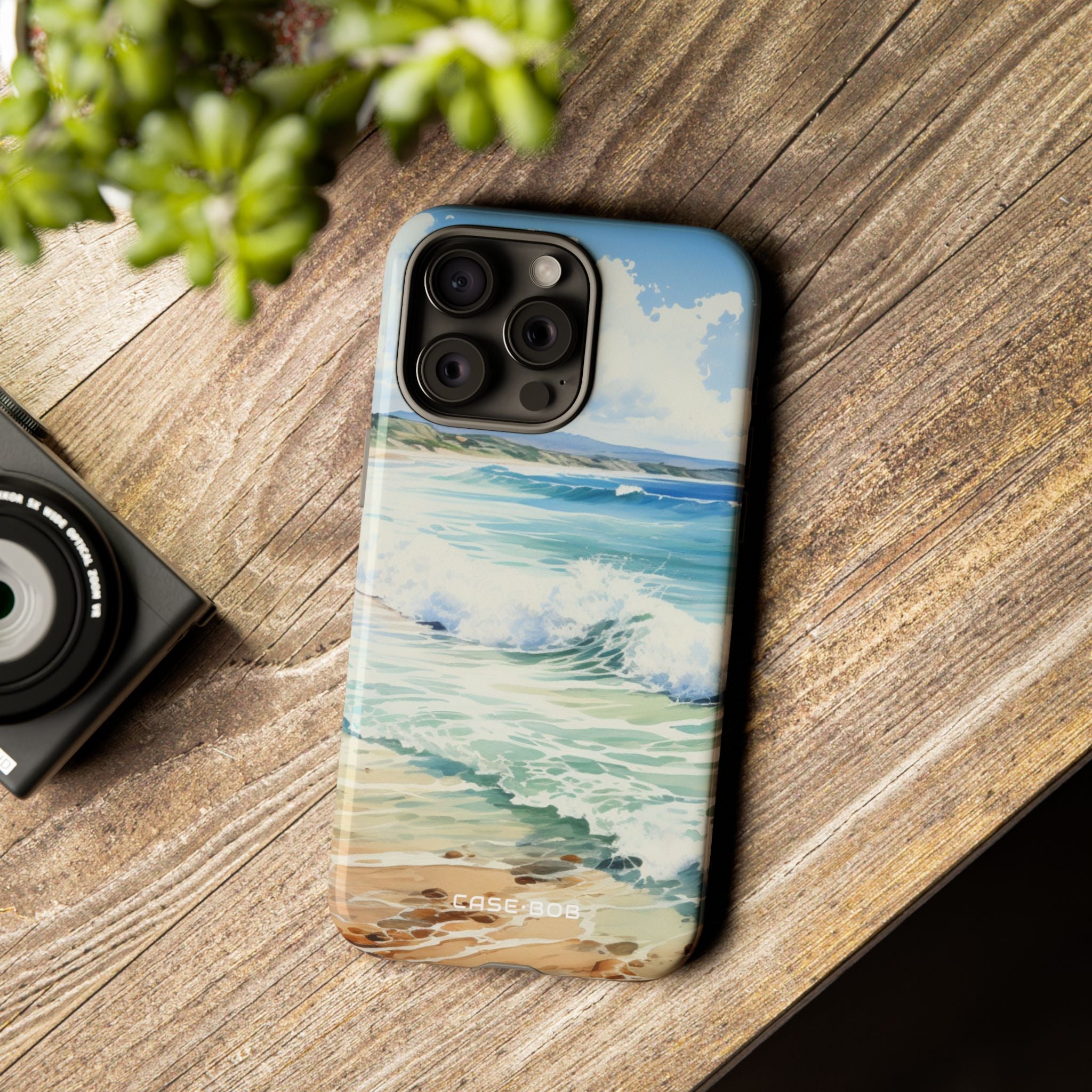 Foamy Wave Breeze iPhone 15 Pro Max Case - Tough