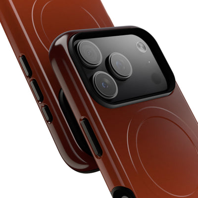 Orange Tough 2.0 Magsafe Phone Case for iPhone - Obsidian Ember Fade
