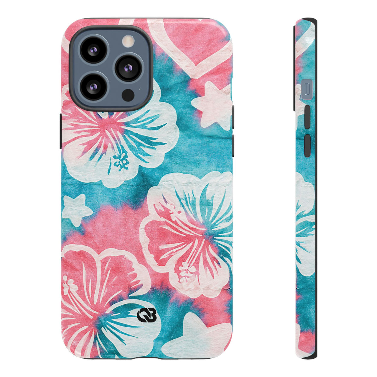 Tropical Hibiscus Bloom · Tough Phone Case for iPhone · Teal