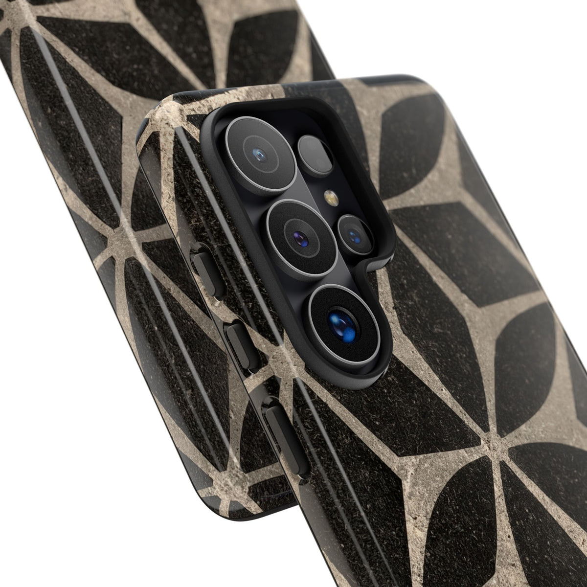 Concrete Mosaic Star · Tough Phone Case for Samsung · Black