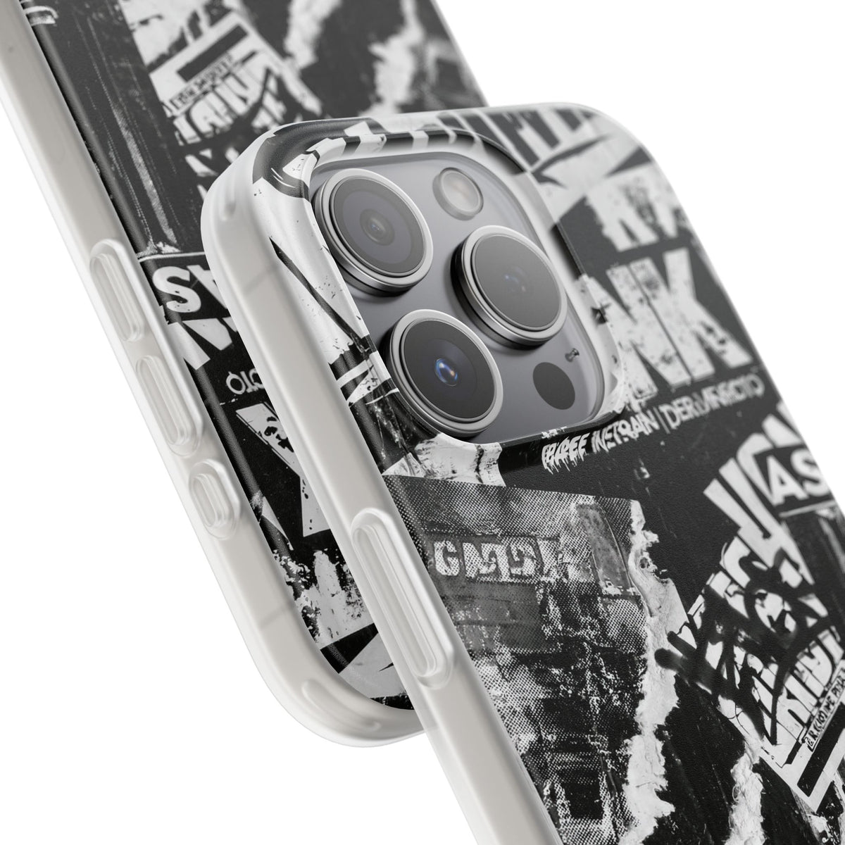 Underground Punk Collage · Lite Phone Case for iPhone ·  Black