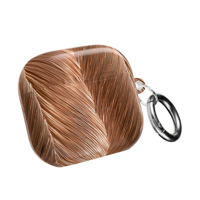 Rose Gold Weave · Hard Case for AirPods & AirPods Pro · Brown