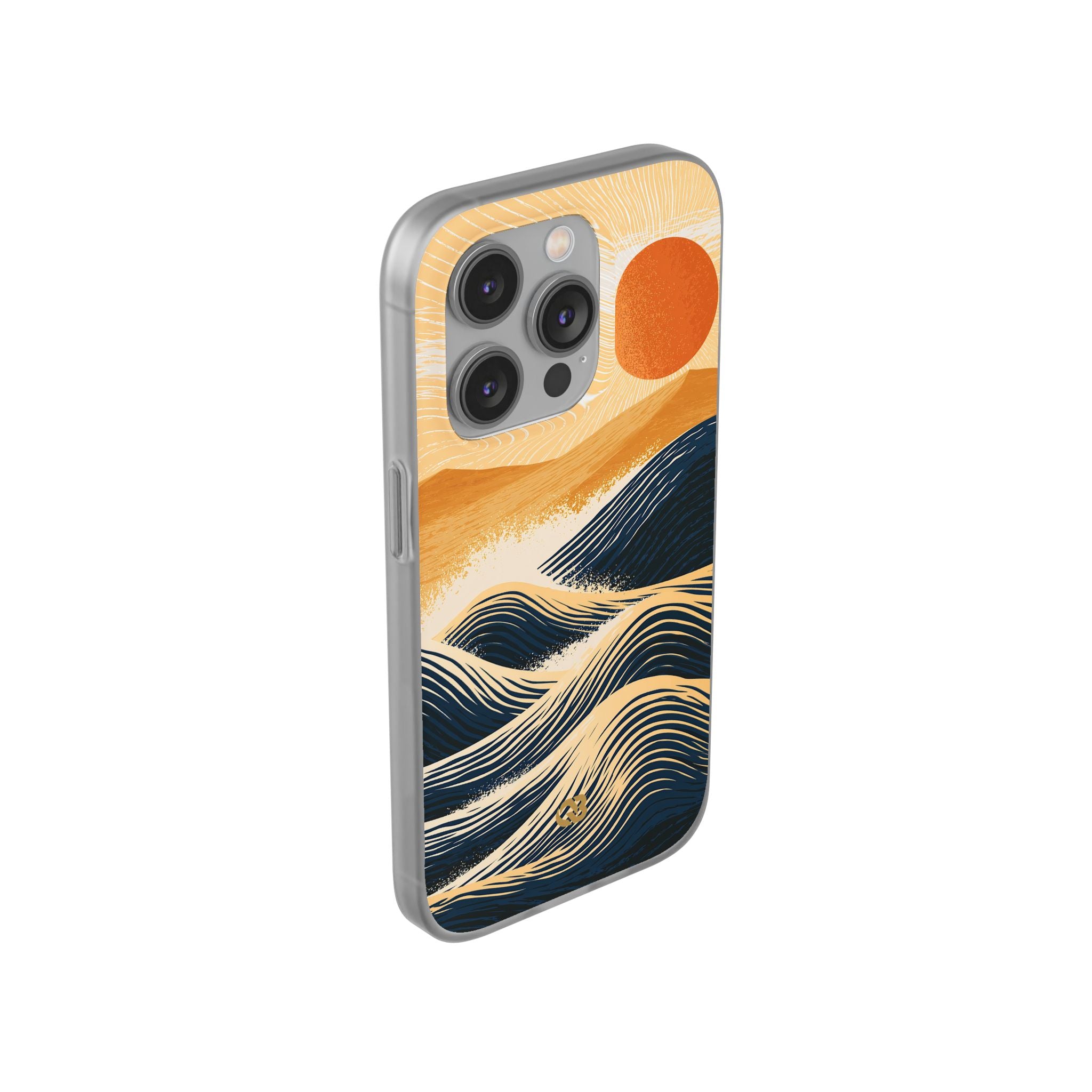 Blue Lite Phone Case for iPhone - Kyoto Cresting Tide