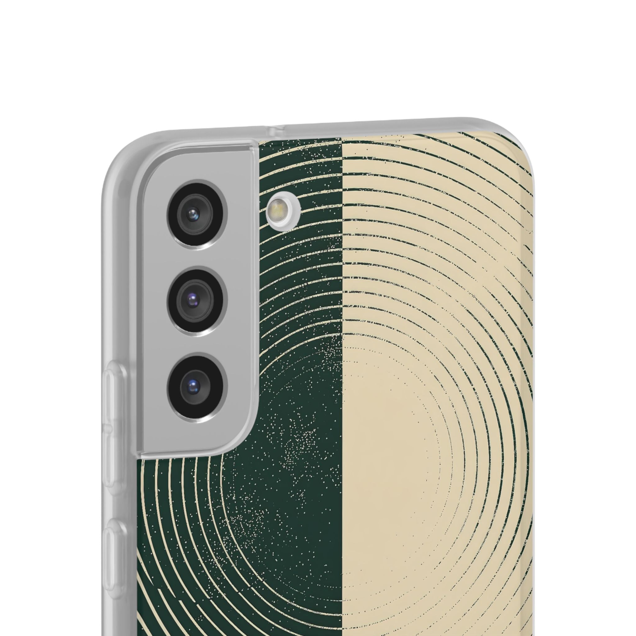 Green Lite Phone Case for Samsung - Evergreen Split Grain