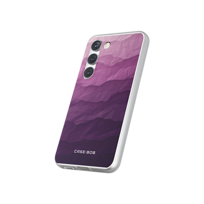 Lila Wellenlagen Samsung S23 Case - Soft