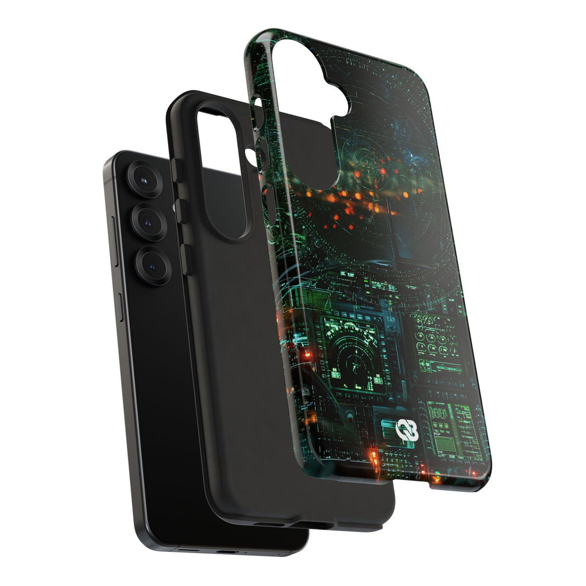 Tactical Avionics HUD · Tough Phone Case for Samsung · Green