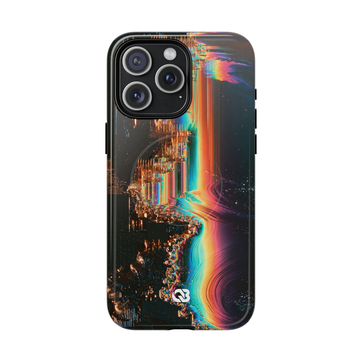Prismatic Circuit · Tough 2.0 Magnetic Phone Case for iPhone · Black