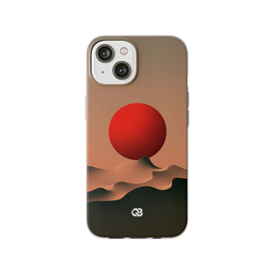 Crimson Sol Ridge · Lite Phone Case for iPhone ·  Red