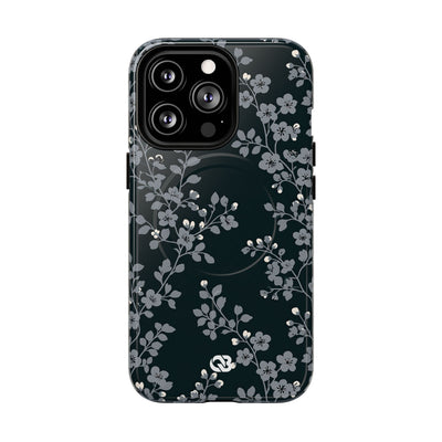 Nocturne Blossom Branch · Tough 2.0 Magnetic Phone Case for iPhone · Black
