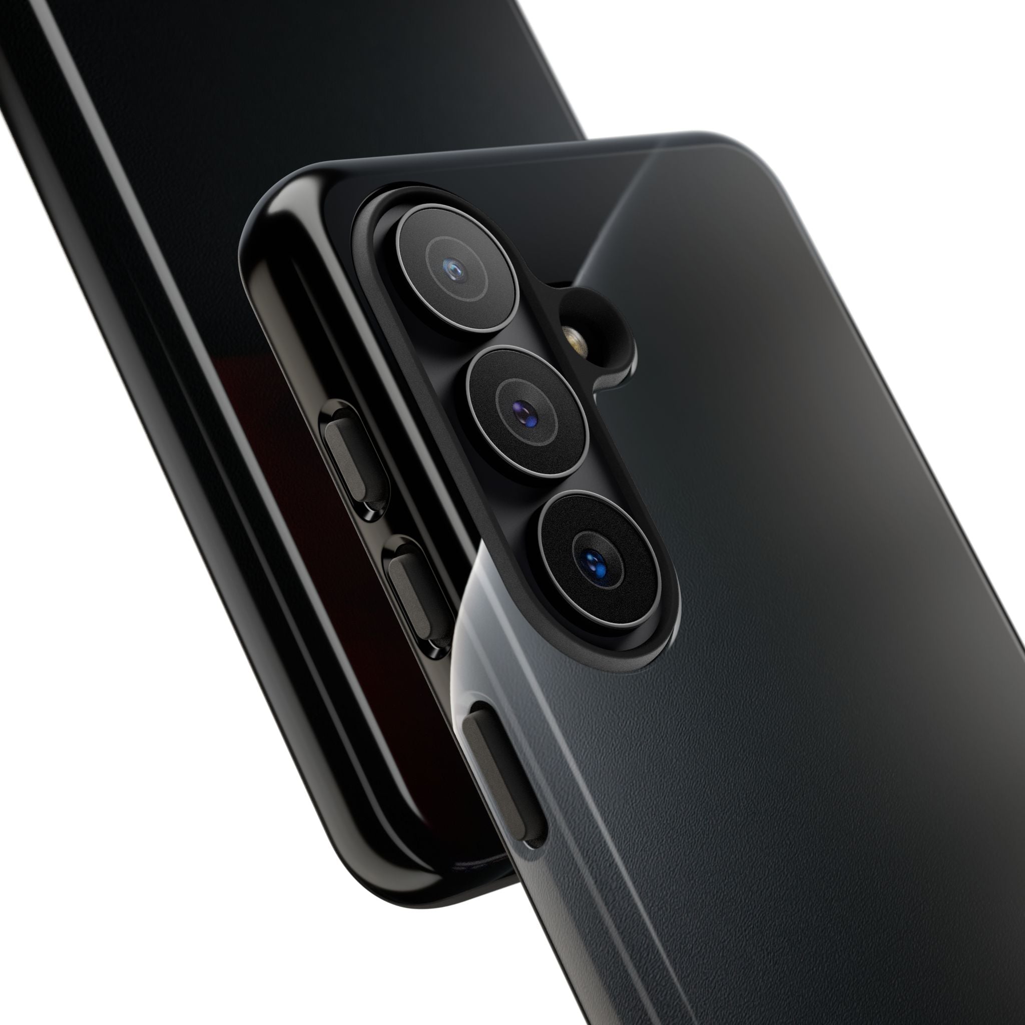Black Tough Phone Case for Samsung - Obsidian Lunar Arch