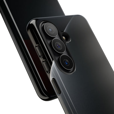 Black Tough Phone Case for Samsung - Obsidian Lunar Arch