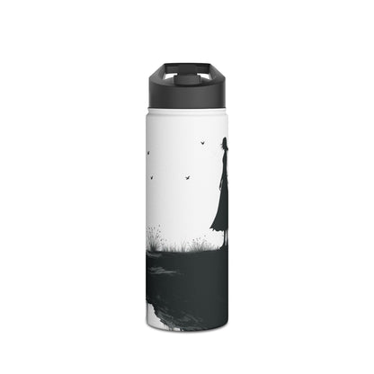 Cliff Silhouette - Stainless Steel Water Bottle