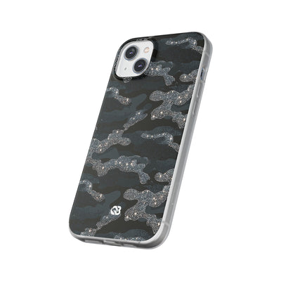 Glitter Shadow Camo · Lite Phone Case for iPhone ·  Black