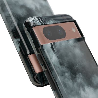 Shadowed Pine Mist · Tough Phone Case for Pixel ·  Black