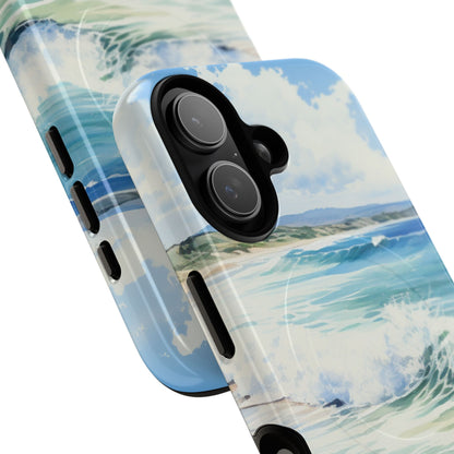 Foamy Wave Breeze iPhone 17 Case - Tough+ - CASE•BOB