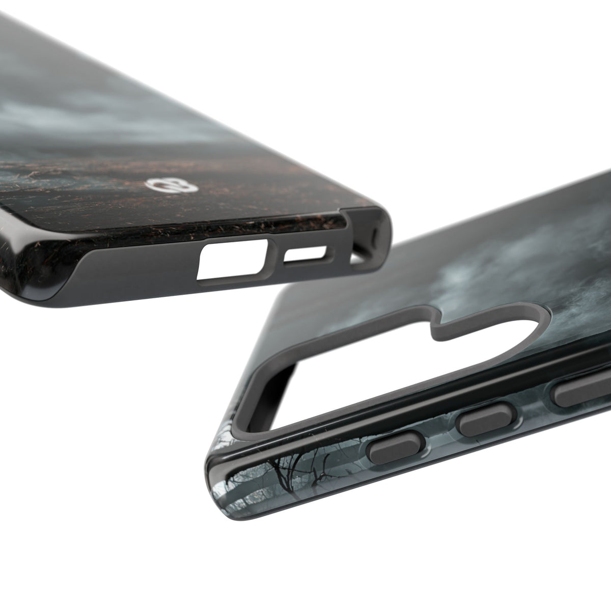 Shadowed Pine Mist · Tough Phone Case for Samsung · Black