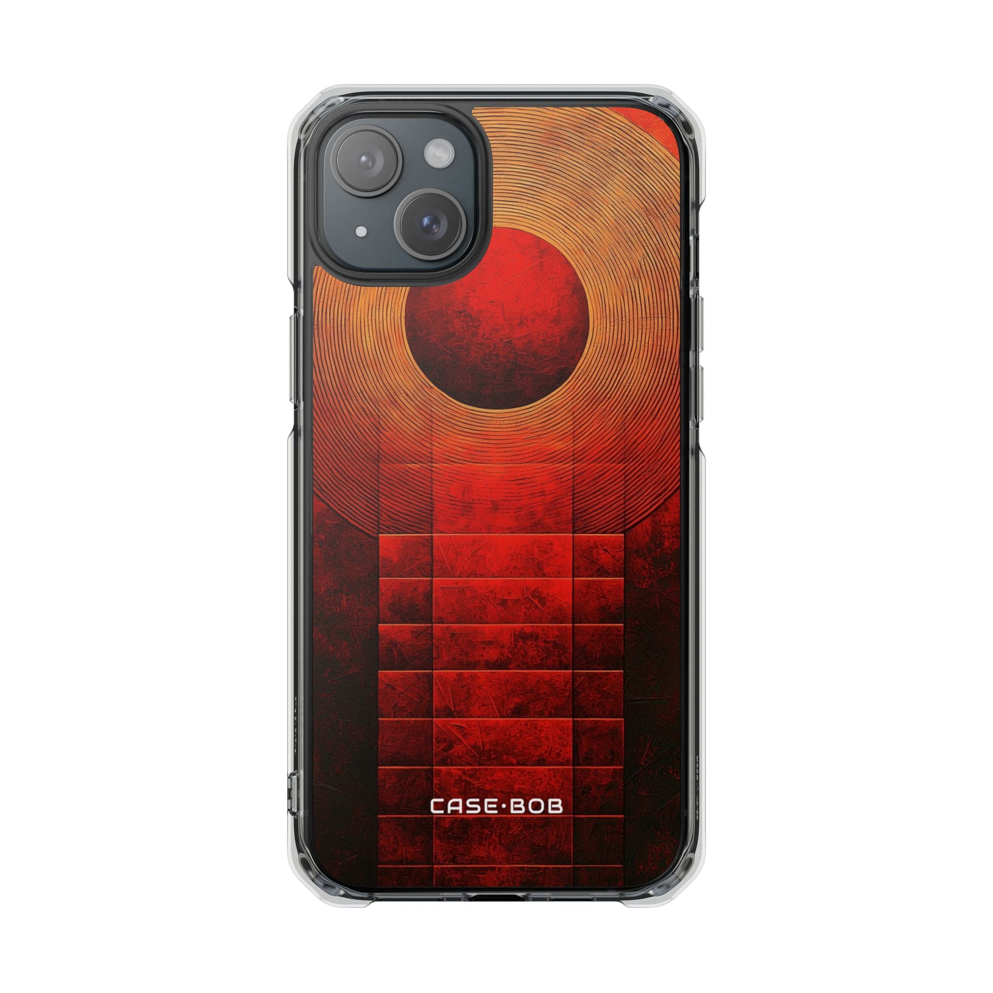 Crimson Orbit iPhone 15 Plus Case - Impact