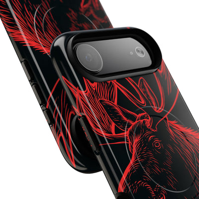 Nordic Elk · Tough 2.0 Magnetic Phone Case for iPhone · Black