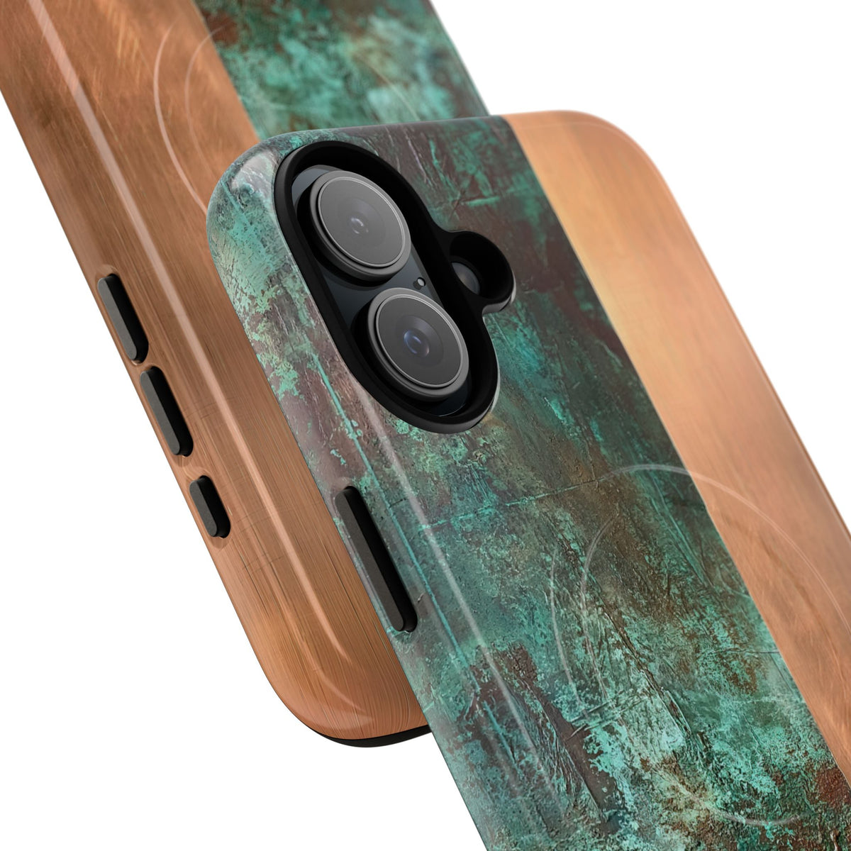 Oxidized Copper Patina · Tough 2.0 Magnetic Phone Case for iPhone · Green
