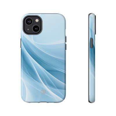 Blue Tough Phone Case for iPhone - Arctic Silk Drift