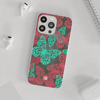 Electric Papillon · Lite Phone Case for iPhone ·  Pink