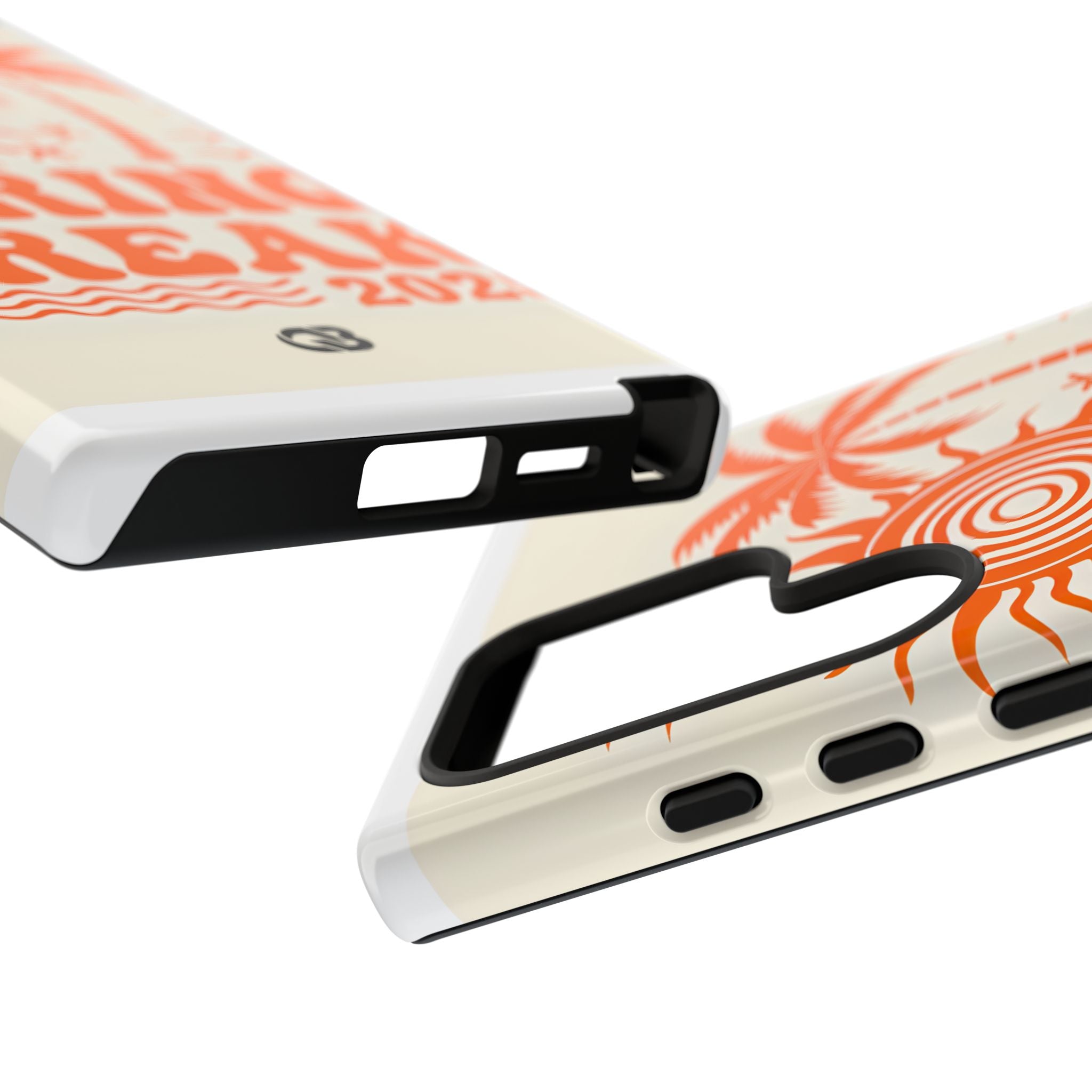 Retro Orange Tide · Tough Capa para Samsung
