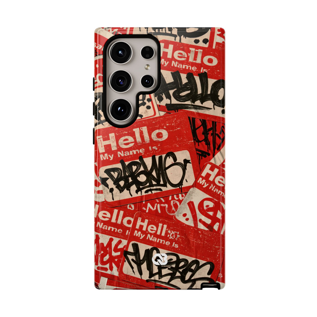 Slap Tag Collage · Tough Phone Case for Samsung · Red