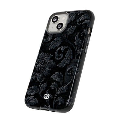 Obsidian Damask · Tough Phone Case for iPhone · Black