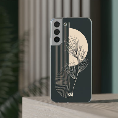 Black Lite Phone Case for Samsung - Obsidian Sand Willow