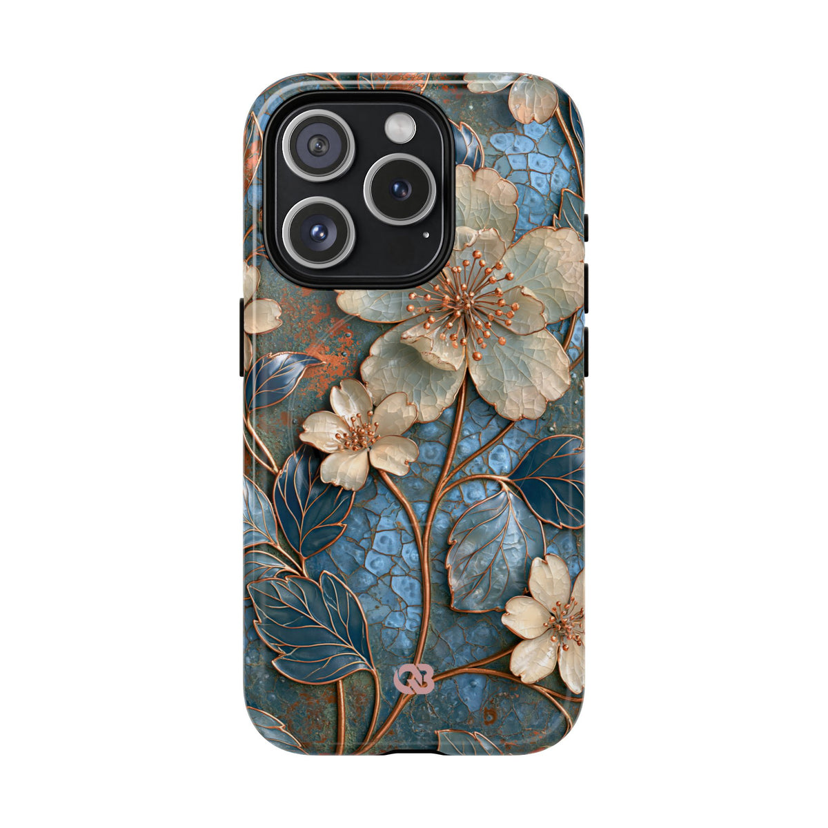 Gilded Blossom Reverie · Tough 2.0 Magnetic Phone Case for iPhone · Teal