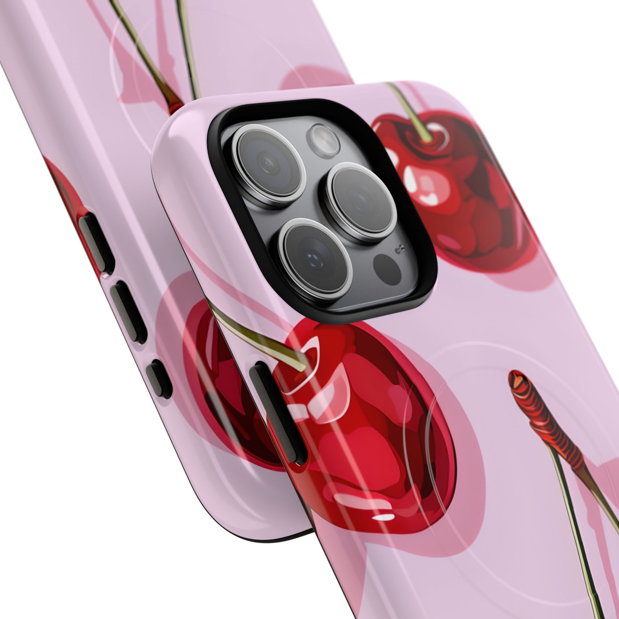 Glossy Cherry Burst iPhone 15 Pro Max - Tough+ - CASE•BOB