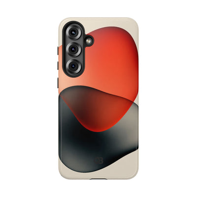 Translucent Crimson Form · Tough Phone Case for Samsung · Red