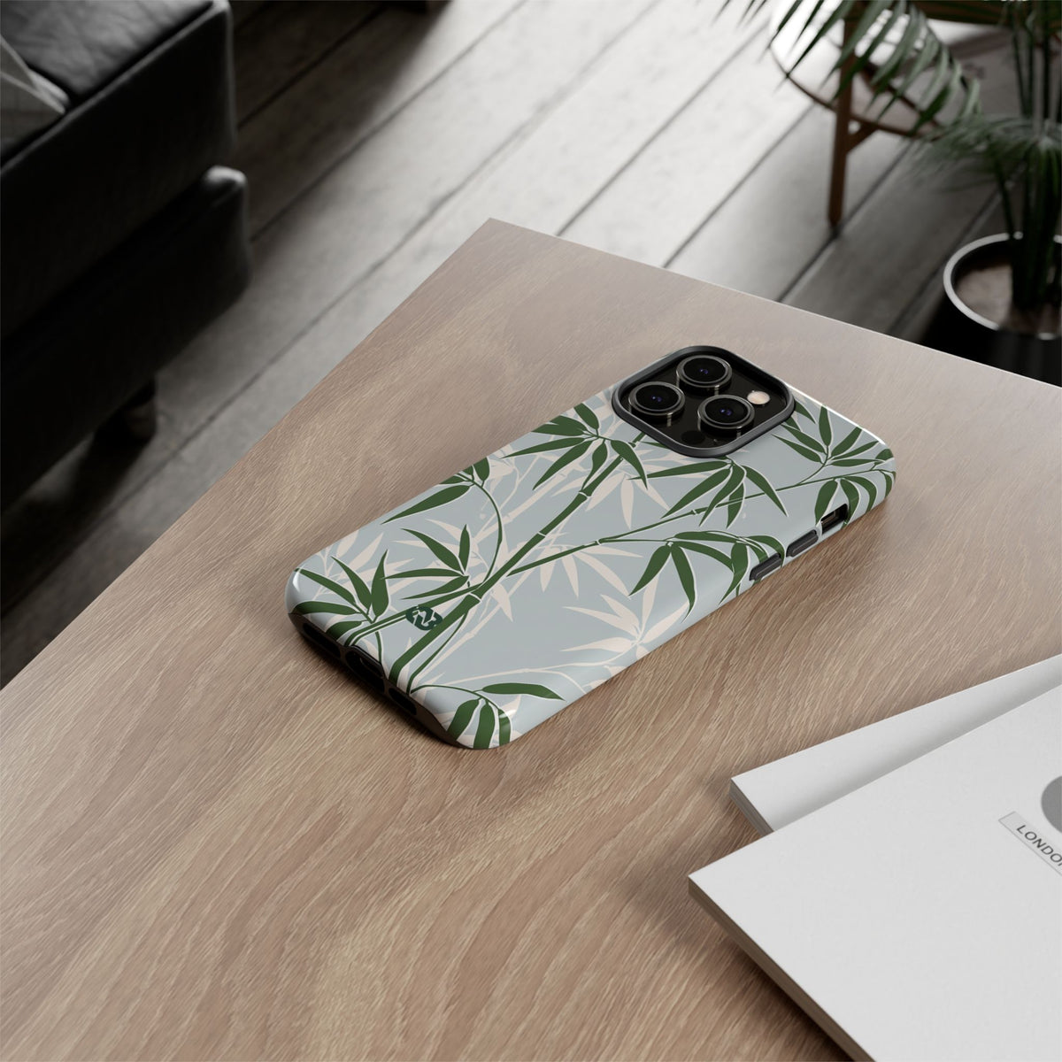 Serene Bamboo · Tough Phone Case for iPhone · Green