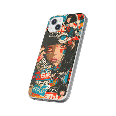 Shibuya Street Collage · Lite Phone Case for iPhone ·  Red