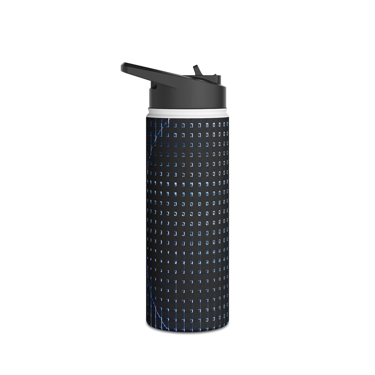 Luminous Meridian · Insulated Water Bottle · Black