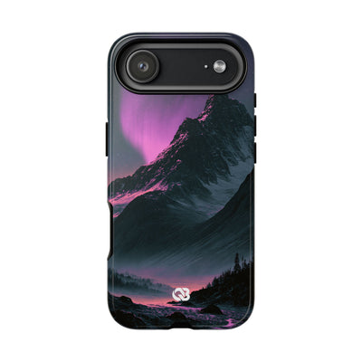 Arctic Aurora Summit · Tough Phone Case for iPhone · Black