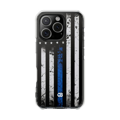 Gritty Cobalt Flag · Impact Phone Case for iPhone · Magsafe