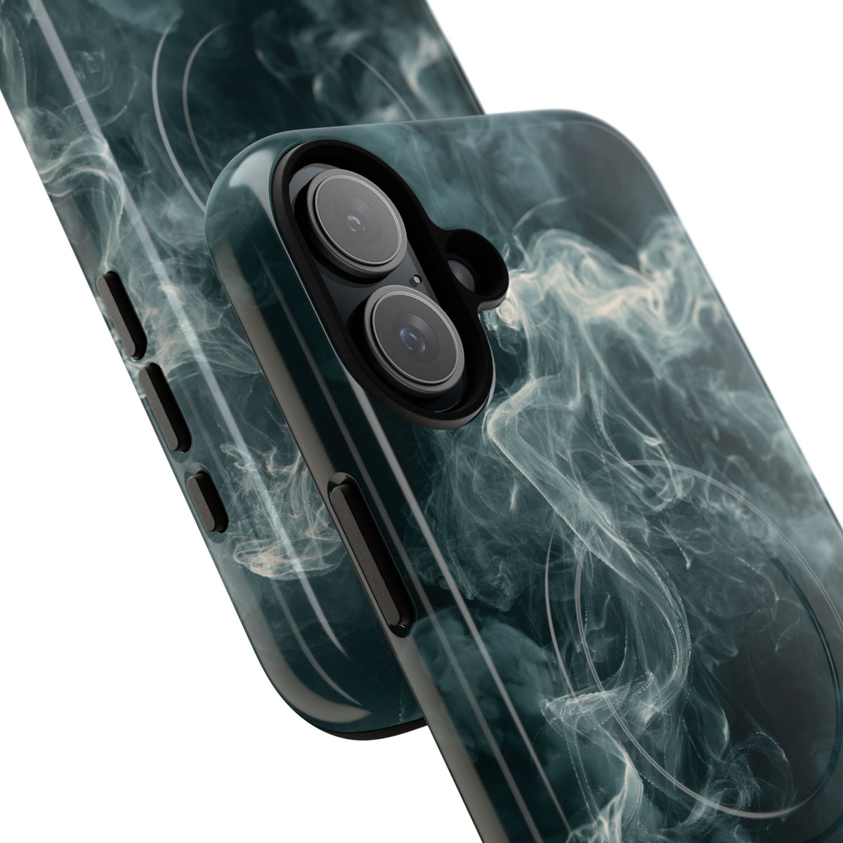 Luminescent Vapor Drift · Tough 2.0 Magnetic Phone Case for iPhone · Teal